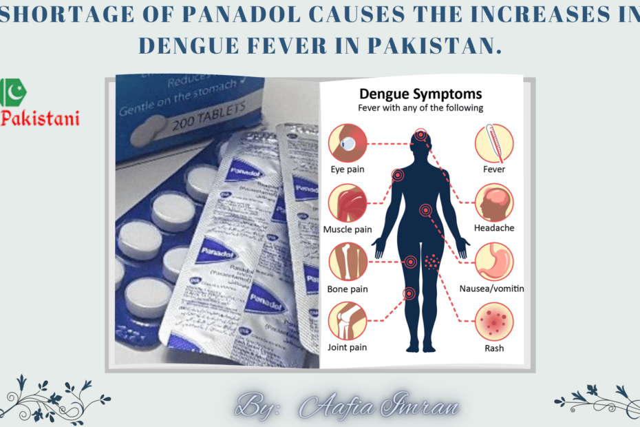 Shortage Of Panadol causes the increases in dengue fever in Pakistan