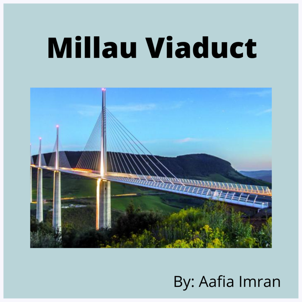 Steel cable Millau Viaduct bridge are on the fourth rank of Attractive bridge