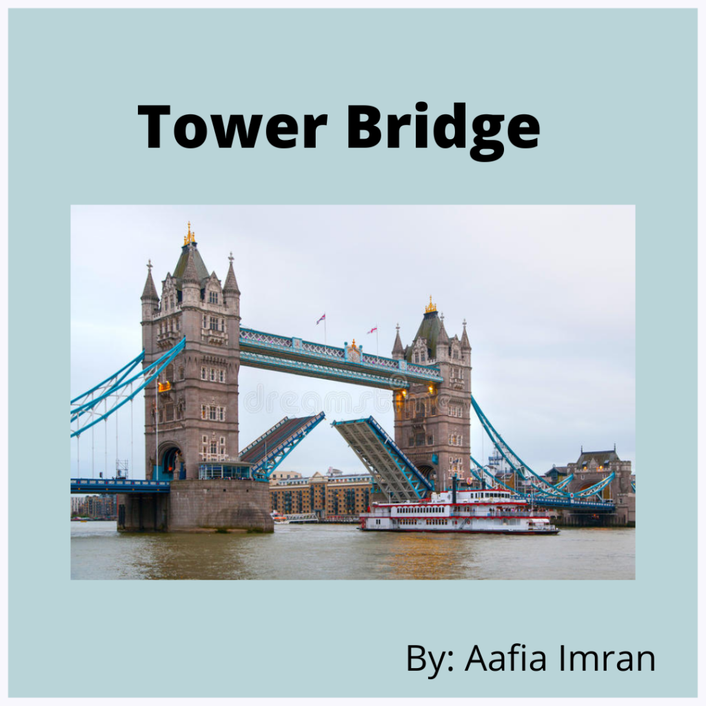Closing of Tower Bridge in London